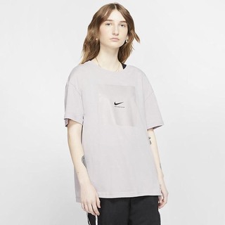 Tricouri Nike Sportswear Dama Argintii Negrii | BDOS-72618